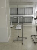 *Mobile Silver Swastika Garment Rail