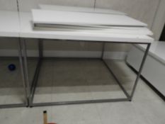 *Sales Table on Chrome Frame