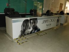 *Point of Sale Unit Branded Jimmy Choo with Rear S