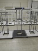 *Mobile Silver Swastika Garment Rail