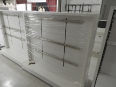 *Double Sided Mobile Garment Rail