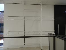 *Wall Mounted Garment Hanging Rails (wall boards n