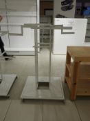 *White Swastika Garment Rail