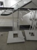 *White Swastika Garment Rail