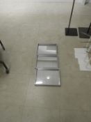 *Three Silver Framed Mirrors