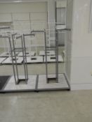 *Mobile Silver Swastika Garment Rail