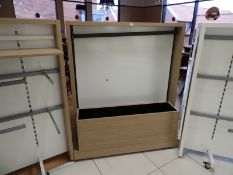 *Wood Effect Double Sided Gondola Unit