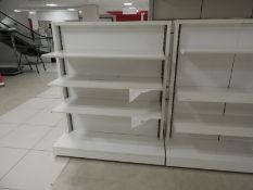*Double Sided Shelved Gondola Unit