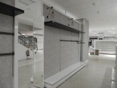 *Double Sided Garment Display Stand with Edison Li