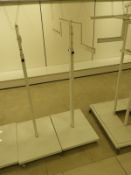 *Double Sided Mobile Garment Display Rail