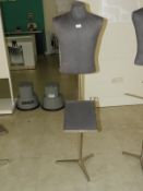 *Mannequin on Brushed Steel Stand