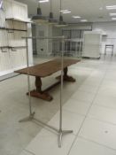 *Brushed Steel Tubular Garment Rail