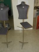 *Mannequin on Brushed Steel Stand
