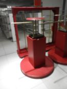 *Red & Gold Garment Display Unit
