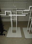 *White Swastika Garment Rail