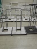 *Mobile Silver Swastika Garment Rail