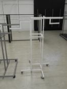 *White Swastika Garment Rail