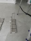 *Four Brushed Steel Countertop Displays