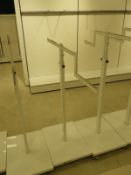 *Double Sided Mobile Garment Display Rail