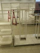 *Mobile White Swastika Garment Rail