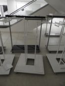 *White Swastika Garment Rail