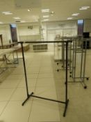 *Waterpipe Style Garment Rail