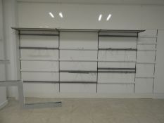 *Wall Mounted Garment Hangers and Shelving (wall b