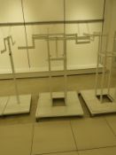 *White Swastika Garment Rail