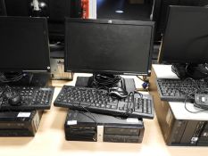 *HP Pro Desktop Computer with Monitor, Keyboard and Mouse