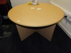 *Circular Meeting Room Table