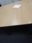 *Office Table in Lightwood Finish 140x80cm
