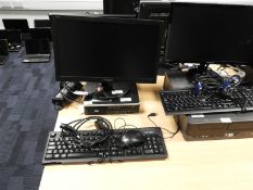 *HP Compaq Desktop Computer with Monitor, Keyboard and Mouse