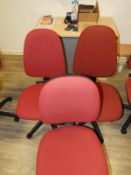 *Three Operators Gas Lift Swivel Chairs