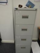 *Four Drawer Foolscap Filing Cabinet (grey)