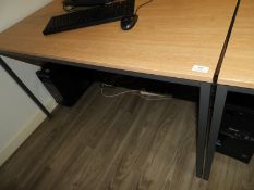 *Office Table in Lightwood Finish 120x75cm
