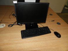 *HP NOD96E Desktop Computer with Monitor, Keyboard & Mouse