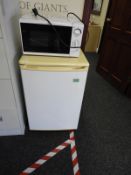 *Undercounter Refrigerator and a Microwave Oven