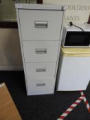 *Four Drawer Foolscap Filing Cabinet (grey)