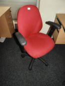 *Operator's Gas Lift Chair with Arms