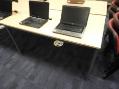 *Office Table in Lightwood & Grey Finish 140x60cm