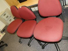 *Three Gas Lift Office Chairs