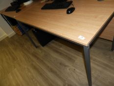 *Office Table in Lightwood Finish 123x75cm