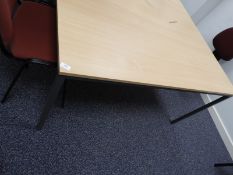 *Office Table in Lightwood Finish 140x80cm