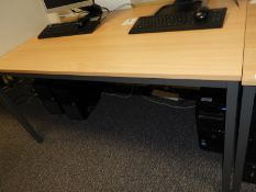 *Office Table in Lightwood Finish 140x80cm