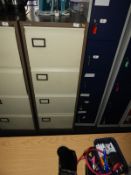 *Four Drawer Foolscap Filing Cabinet (coffee & cream)