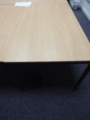 *Office Table in Lightwood Finish 140x80cm