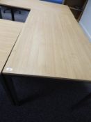 *Office Table in Lightwood Finish 140x80cm