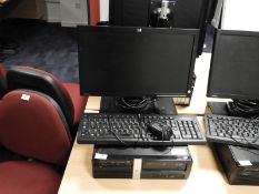 *HP Pro Desktop Computer with Monitor, Keyboard and Mouse