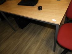 *Office Table in Lightwood Finish 120x75cm