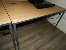 *Office Table in Lightwood Finish 123x75cm